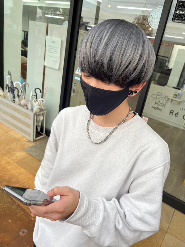 メンズのツーブロック×アシメで魅せる髪型