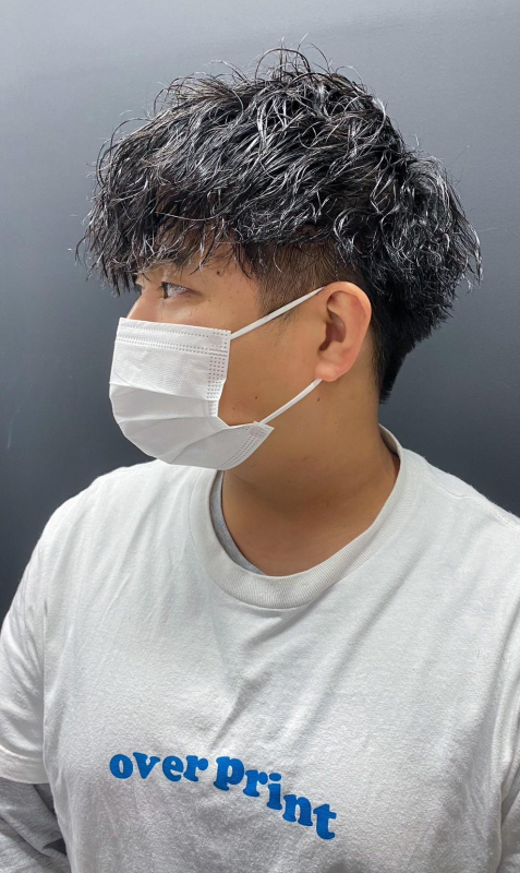 簡単セットの好印象パーマ