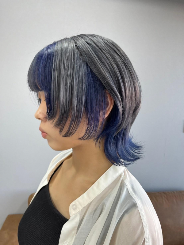 丸みがかわいいマッシュショート