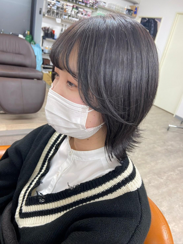 丸顔さん向けショートボブ特集