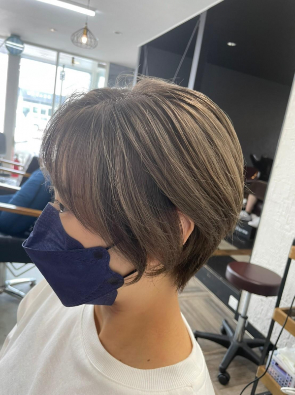 50代に似合うキュートなショートボブ