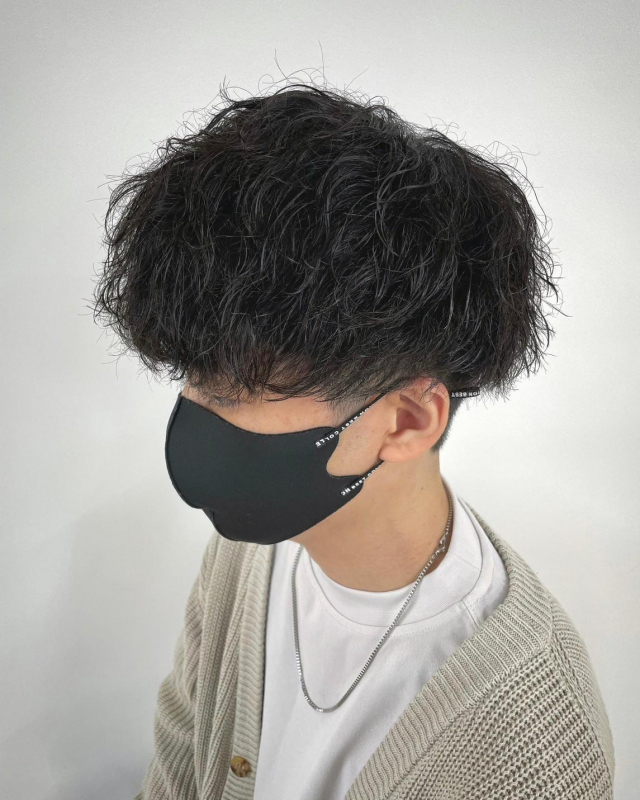 マッシュヘアで作る丸みスタイル