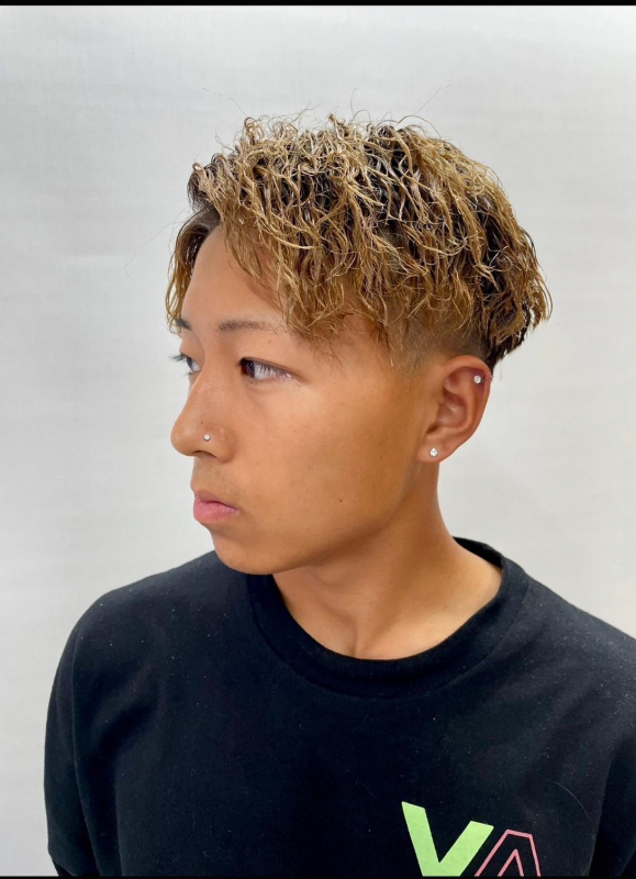 メンズツイストパーマ基礎と選べるスタイル