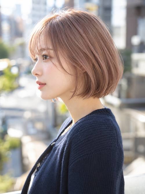 グラデーションボブのヘアスタイルイメージ