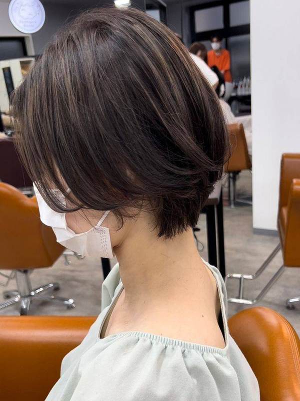 丸みショート